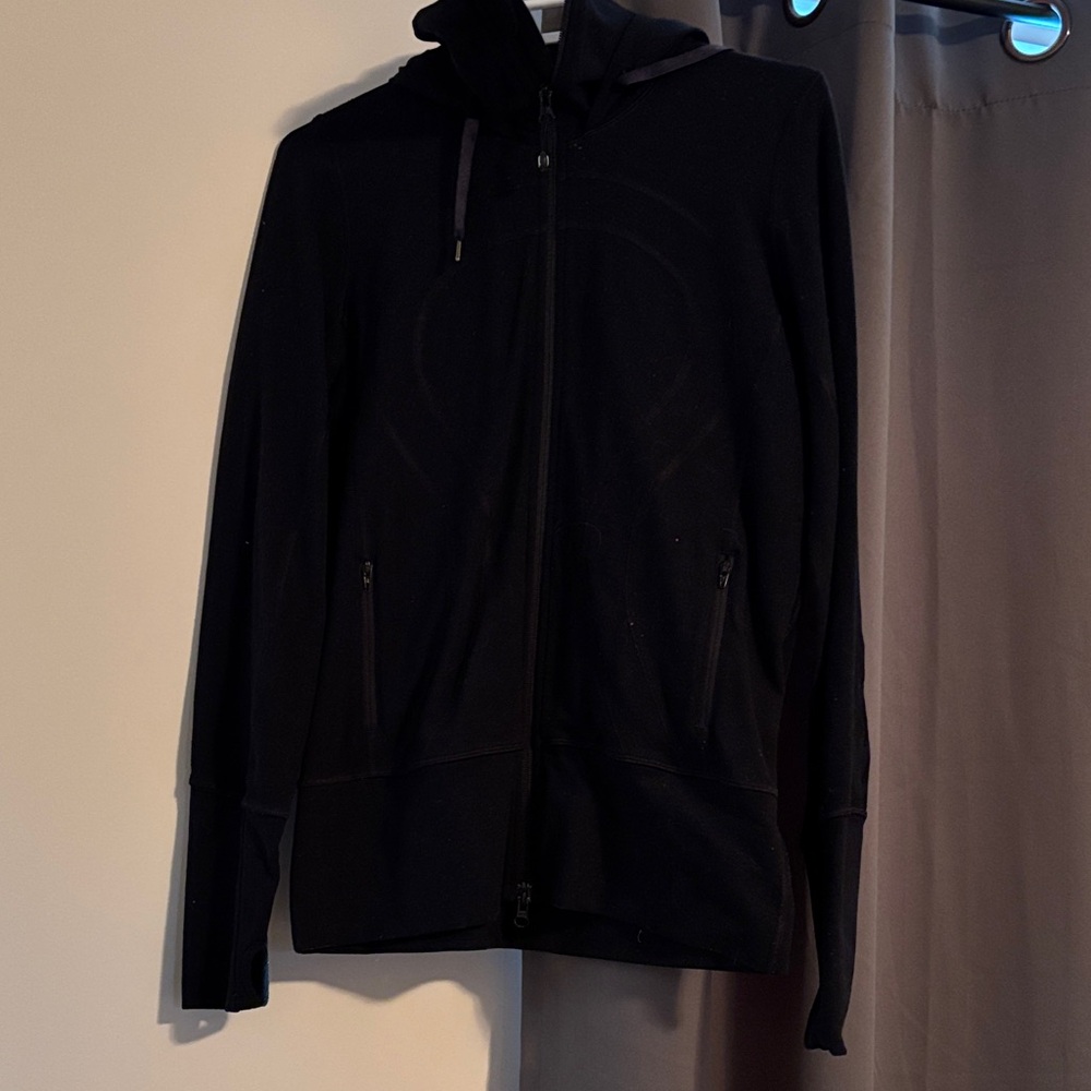 Ladies Black Full-Zip Lululemon Sweater
